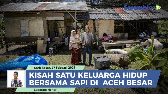 Cerita Pilu Abdullah, Warga Aceh yang Harus Tinggal Berdampingan dengan Sapi Bersama Keluarganya
