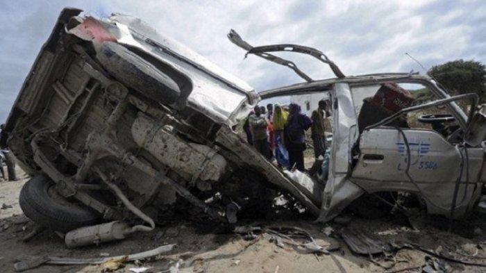 15 Orang Tewas Setelah Minibus Hancur Lebur Terkena Ranjau Darat, Warga Sipil yang Jadi Korban