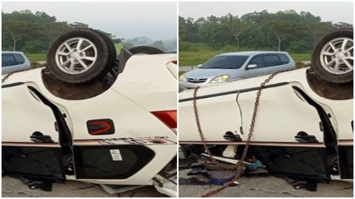 Kecelakaan Maut Tadi Pagi, 1 Orang Tewas di TKP, Mobil Xenia Tabrak Truk Lalu Terseret 100 Meter