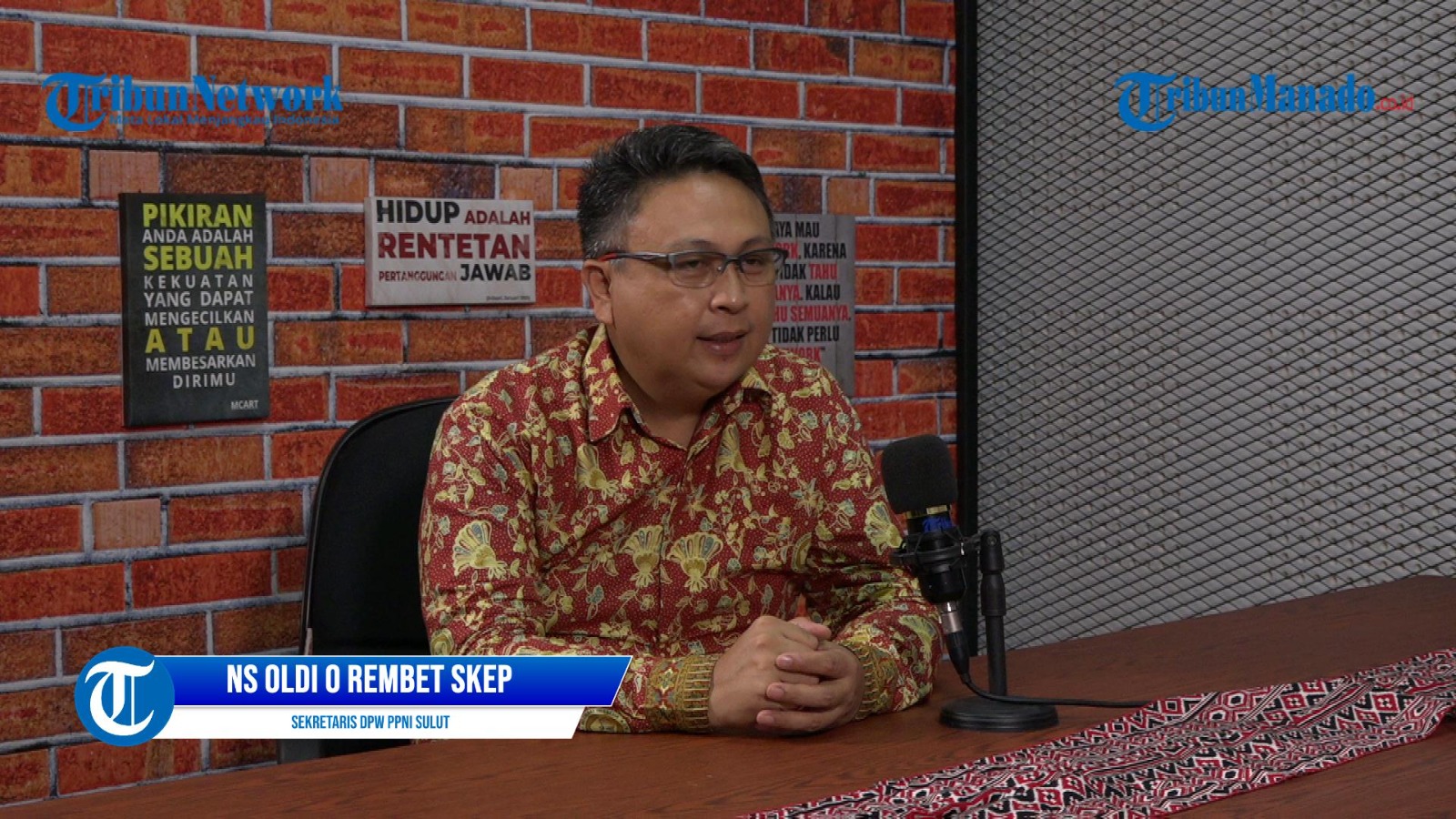 Sekretaris DPW PPNI Sulut Oldi O Rembet: Kesejahteraan Perawat Perlu Mendapat Perhatian