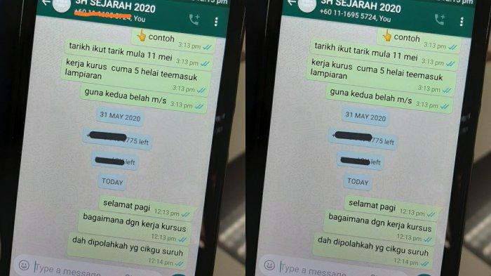VIRAL, Semua Murid Tinggalkan Grup WhatsApp Belajar, Guru Heran Tak Ditanggapi Saat Beri Tugas