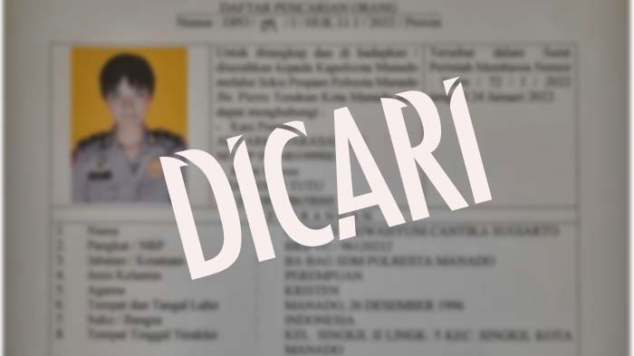 Sosok Polwan Cantik Manado, Sempat Dikabarkan Hilang Ternyata Diburu Propam, Terungkap Kasusnya