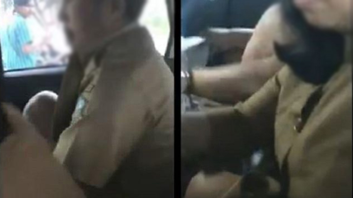 2 Pegawai Honorer yang Tepergok Asyik Masyuk di Mobil Terancam Dipecat, Perempuan Mangkir Tak Hadir