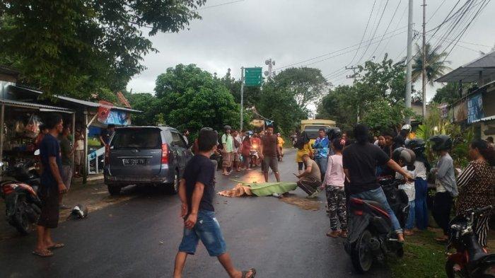 Kecelakaan Maut Pukul 13.00 WIB, Seorang Wanita Tewas, Korban Tergelincir Jatuh Lalu Tergilas Avanza