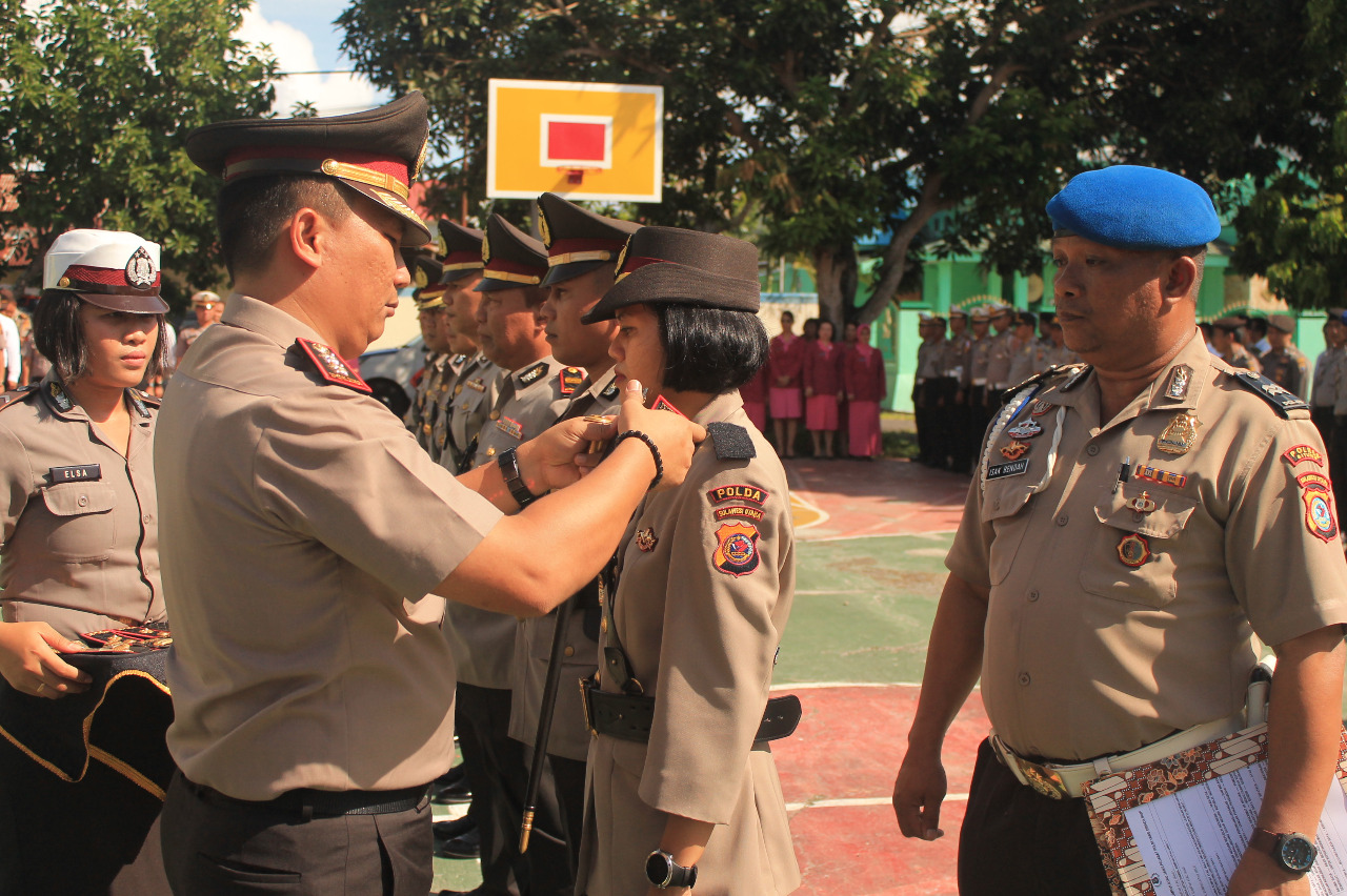 Lima Pejabat di Polres Bitung Resmi Berganti, Termasuk Kapolsek Maesa dan Ranowulu