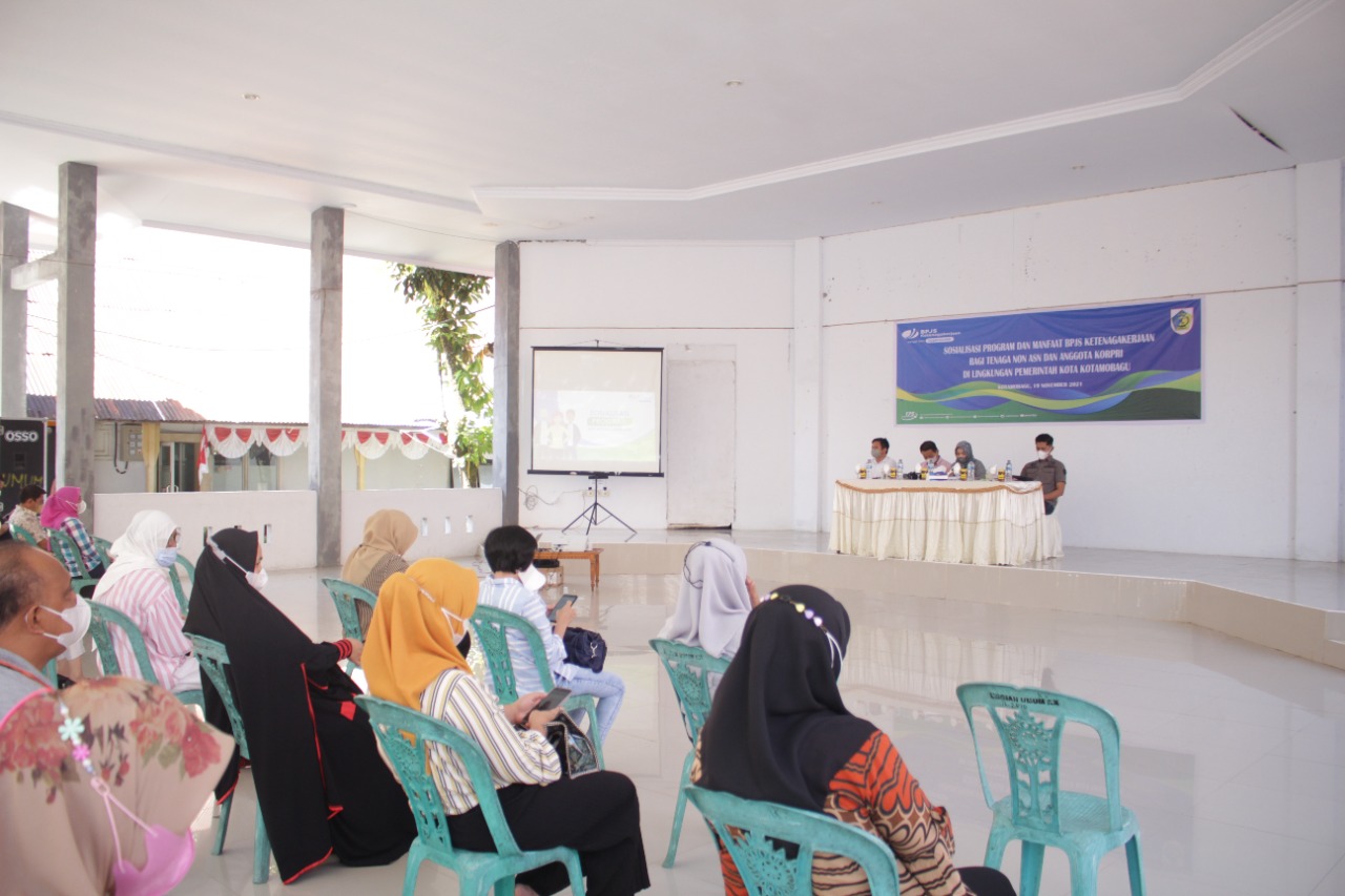 Pemkot Kotamobagu dan BPJS Ketenagakerjaan Sosialisasi Manfaat Program iuran Rp 10.200