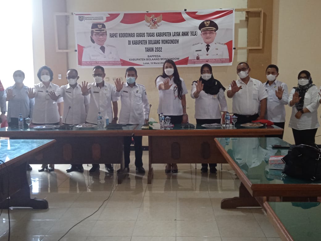 Pemkab Bolmong Optimis Raih Kabupaten Layak Anak Tingkat Pratama Ditahun 2022