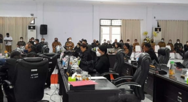 Ranperda Pertanggungjawaban APBD TA 2021 Kabupaten Sitaro Sulawesi Utara Mulai Bergulir di DPRD