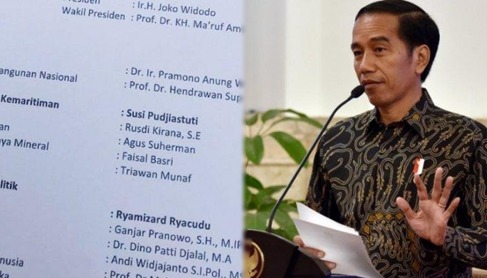 Susunan Kabinet Jokowi-Maruf Amin Beredar di Media Sosial, Ada Nama Najwa & Tsamara Serta Fadli Zon