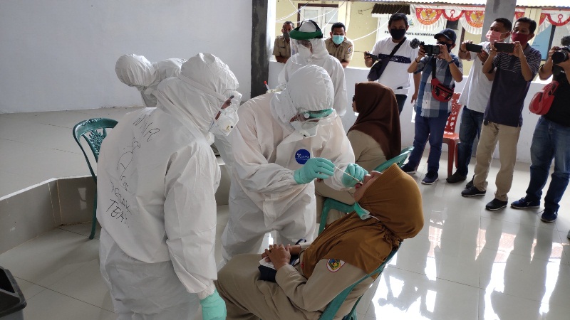 BREAKING NEWS: ASN dan THL yang Terlibat Penyusunan SAKIP di Kotamobagu, Ikut Swab Tes