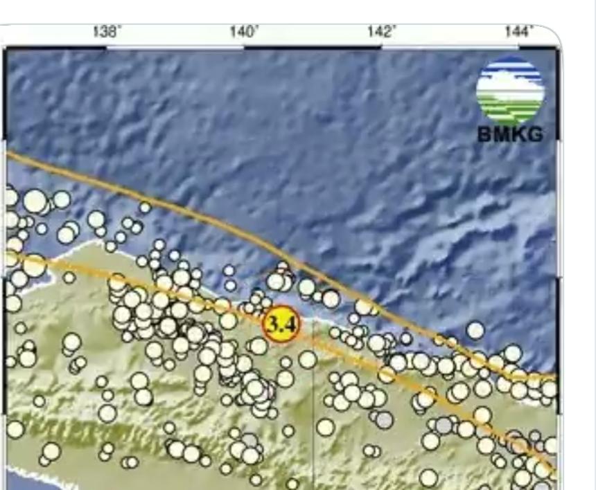 Gempa Bumi Guncang Papua Senin 13 Juli 2026, Gempanya Terjadi Dini Hari Ini di Keerom - Tribunmanado.co.id