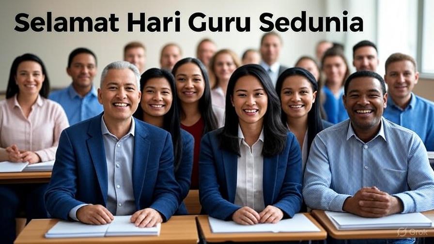15 Ucapan Selamat Hari Guru Sedunia, Bagikan pada 5 Oktober 2025 Nanti ...