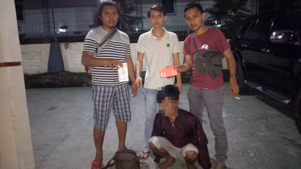 Satreskrim Polres Kotamobagu Tangkap Tersangka Curanmor, Tersangka Juga Bobol Rumah Curi HP
