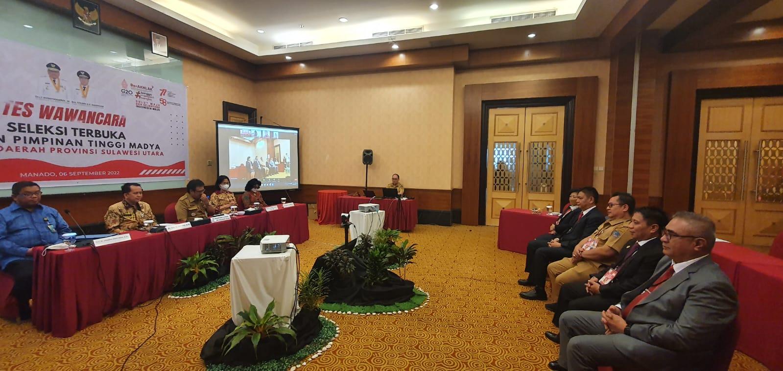 5 Calon Sekprov Sulawesi Utara Selesaikan Tes Wawancara, Agus Fatoni: Semua Layak