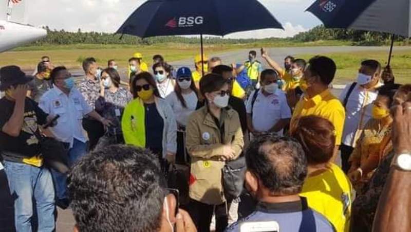 Kampanye di Sangihe, Tetty Paruntu Sentil Jabatan Tak Sesuai Tupoksi