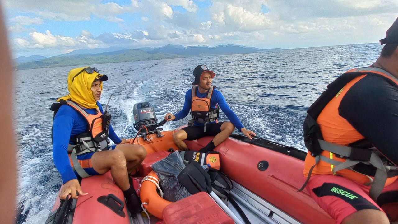 Tim SAR Amurang Lakukan Pencarian Nelayan Minsel Sulut yang Hilang saat Melaut