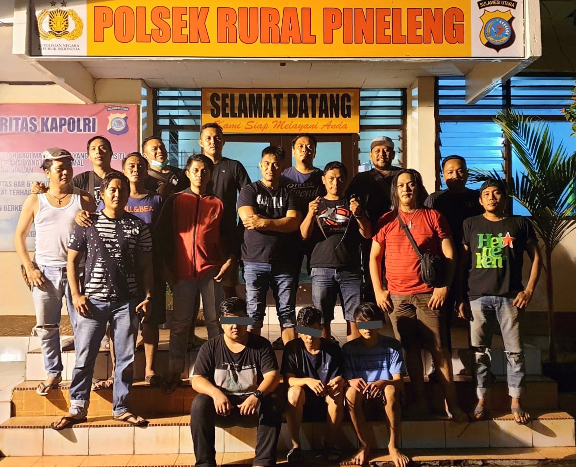 BREAKING NEWS! Tim Gabungan Polsek Pineleng dan Polresta Manado Tangkap 3 Tersangka Penikaman Andrea