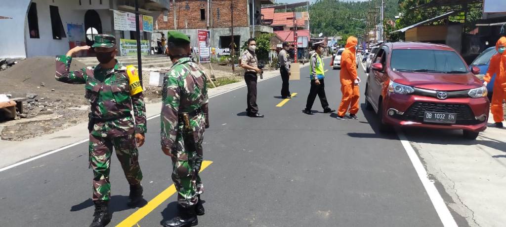 Polres Minahasa Melarang Warga Lakukan Pemblokiran Jalan dengan Dalih Pos Pemantau Covid-19