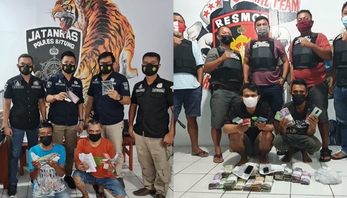 Dalam Sehari Tim Resmob Polres Bitung Bekuk Kaki Tangan Bandar Togel