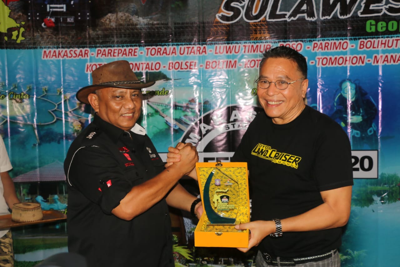 Tim Touring Jelajah Wisata Nusantara Sulawesi Finish di Kota Tomohon