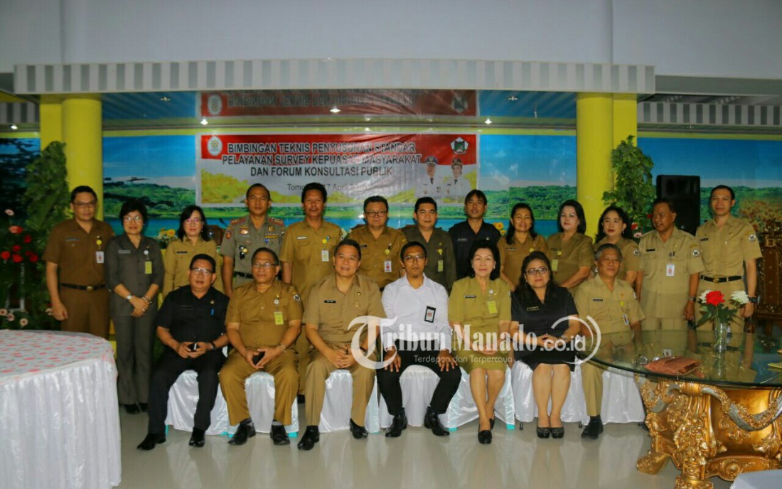 Pemkot Tomohon Gelar Bimtek Penyusunan Standar Pelayanan Publik