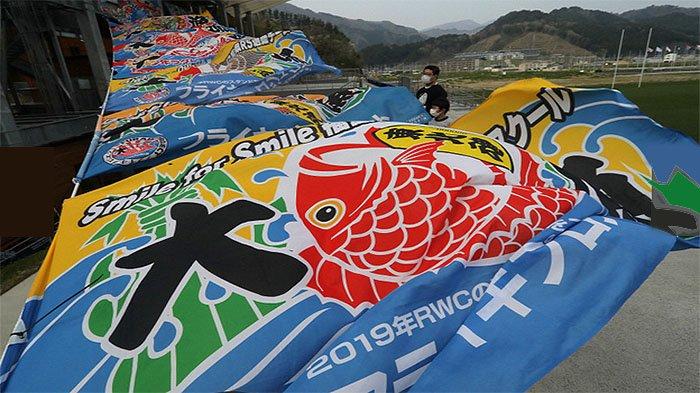 UNIK, Tak Tersentuh Corona, Warga Iwate Jepang Berikan Semangat ke Tenaga Medis Melalui Umbul-umbul