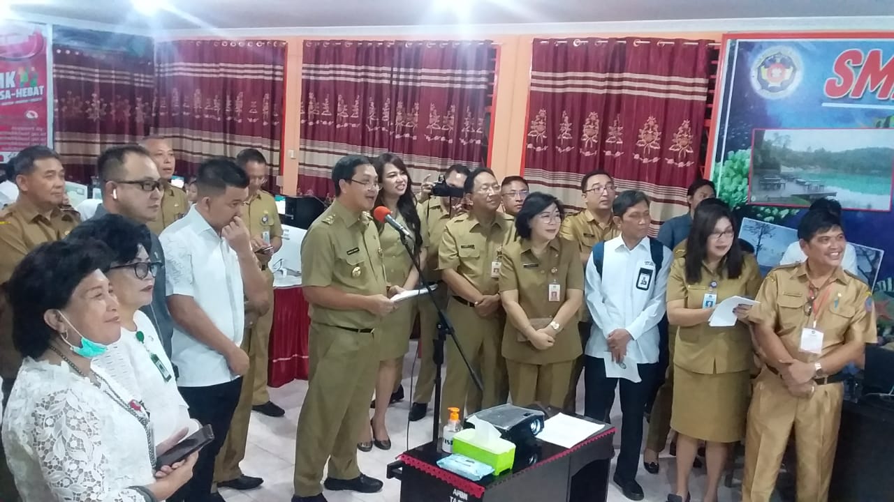 UNBK SMK Tetap Jalan, Wagub Buka Ujian di SMK 1, Pemerintah Terapkan Prosedur Penanganan Covid 19