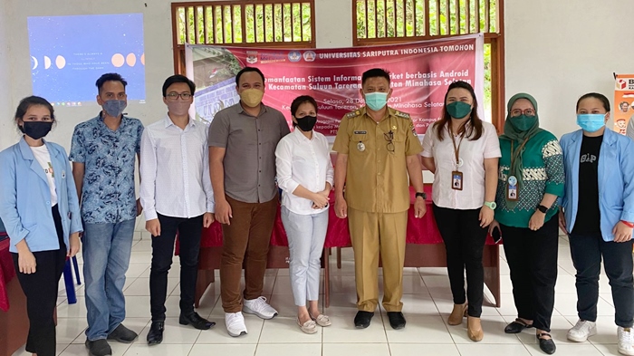 Tim Pengabdian Kepada Masyarakat Unsrit Kembangkan E-Maket untuk Kecamatan Suluun Tareran