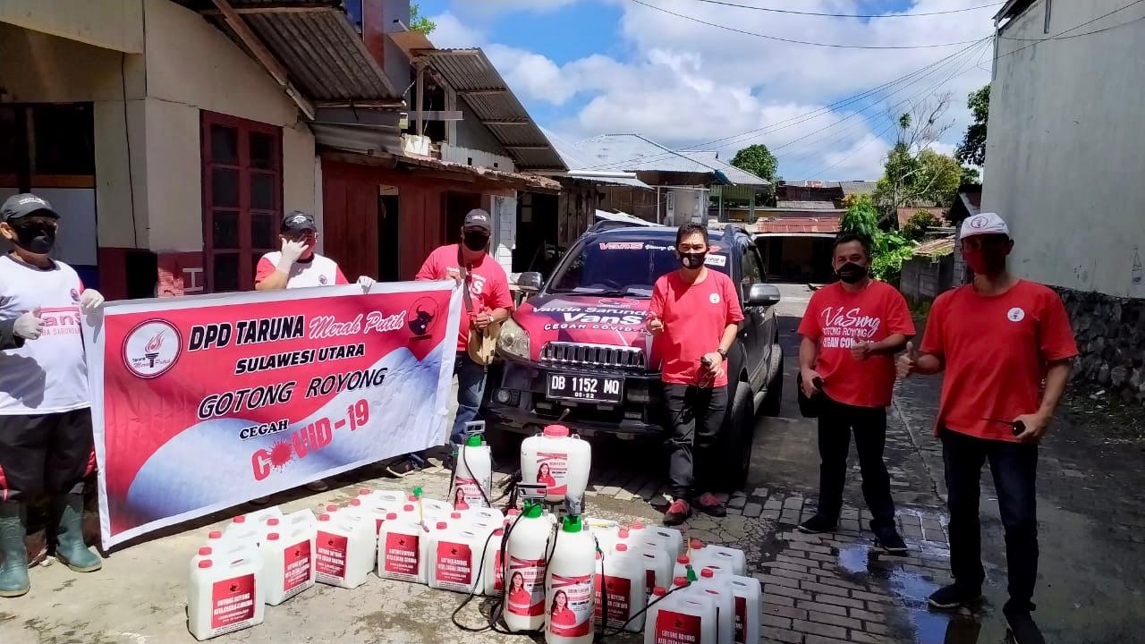 Anggota DPR RI Vanda Sarundajang Bantu Pencegahan Covid-19 di Tateli
