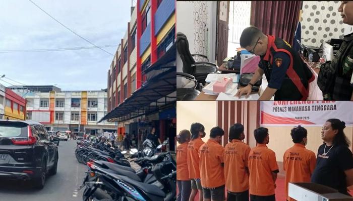 Inilah 3 Kejadian Viral di Sulut Kemarin, 26 Orang Ditangkap dalam Kasus Tawuran, Pedagang 45 Protes