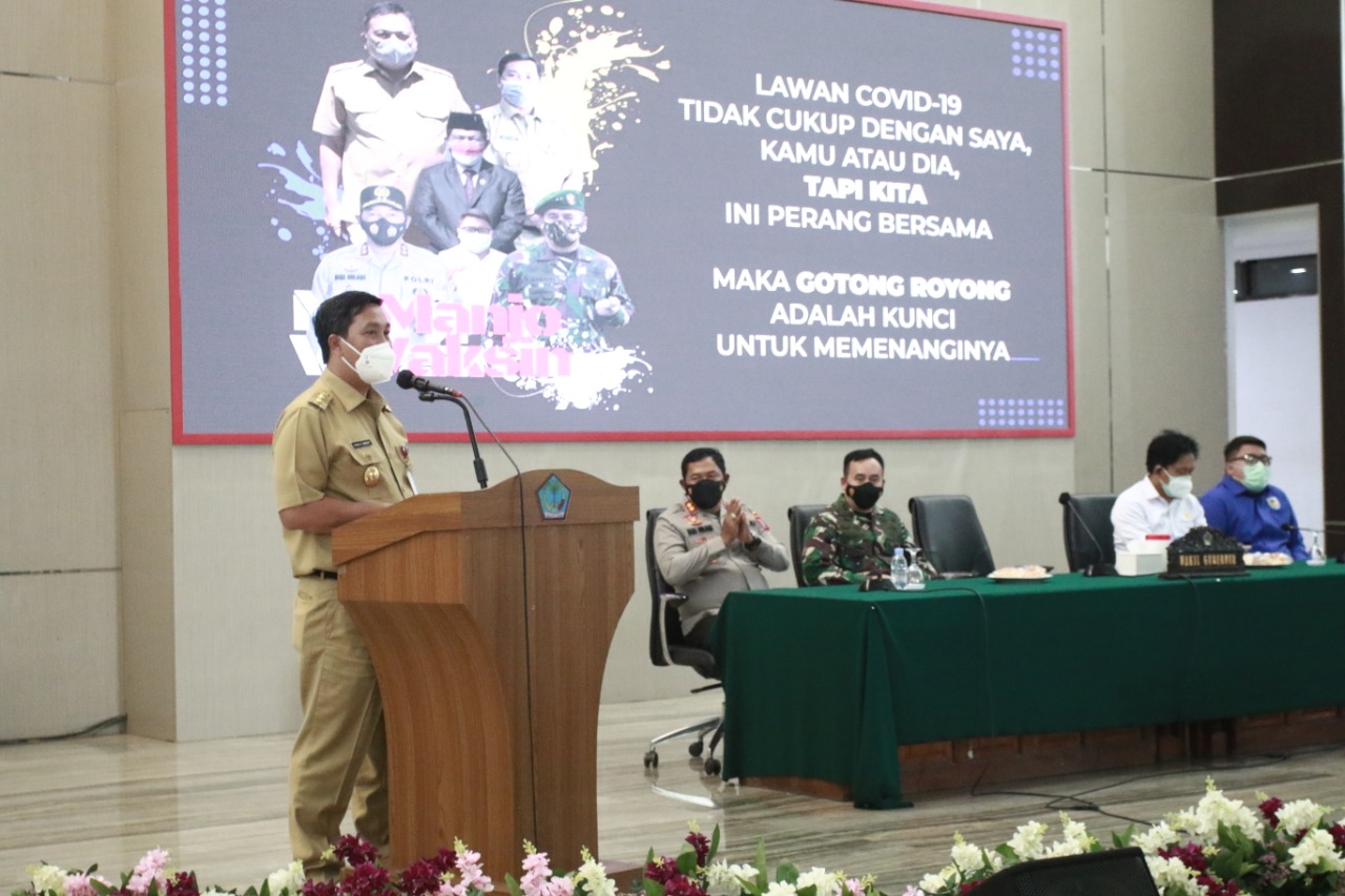 Pemprov Sulut Ajak Gotong Royong Sukseskan Vaksinasi Covid 19