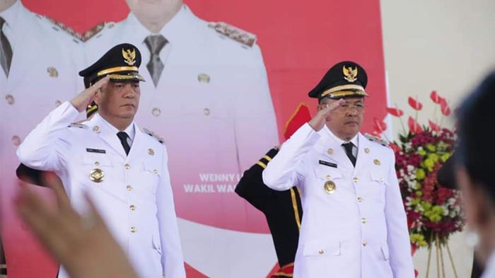 Momen Peringatan HUT ke-77 Kemerdekaan RI, Pemkot Tomohon Canangkan ASN Berakhlak