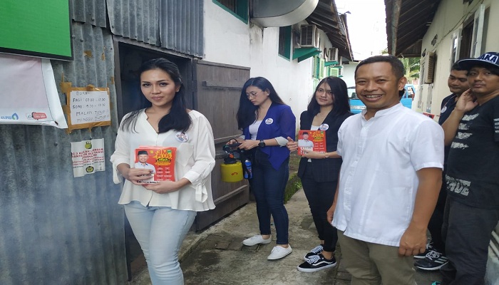 Sosialisasi Demam Berdarah, YHB di Doakan Warga terpilih menjadi Legislator