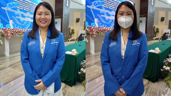 Ketua GAMKI Sulut Yowanda Yonggara Ajak Pengurus Perhatikan Protokol Kesehatan