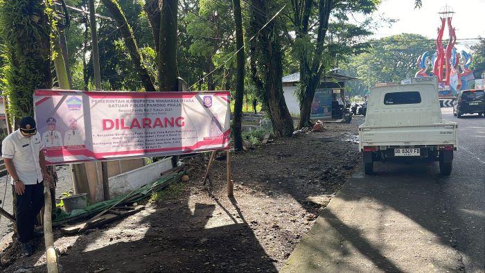 Tak Ada Lagi Pedagang Kali Lima di Seputaran Jalan Zero Poin Minut, Ini Penjelasan Kasatpol PP