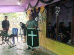 Bupati Bolmong Sulawesi Utara Yusra Alhabsyi Tiba di Rumah Duka Pratu Afrio Setiawan