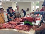 Harga Daging Babi di Pasar Airmadidi Minut Sulawesi Utara Dijual Segini