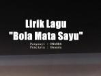 Lirik Lagu Bola Mata Sayu – DNANDA, Ada Rasa yang Tak Sempat Terungkap