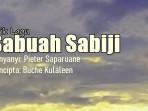 Lirik Lagu Sabuah Sabiji - Pieter Saparuane, Sudah Kalo Mau Bertahan Jua Parcuma