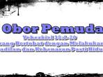 Obor Pemuda GMIM, Yehezkiel 33:1-20, Orang Bertobat, Melakukan Keadilan dan Kebenaran, Pasti Hidup