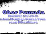 Obor Pemuda GMIM, Renungan 27 September 2025, Mazmur 145:18-21, Tuhan Menjaga Orang yang Dikasihinya