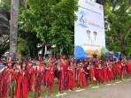 Atraksi Budaya oleh Pelajar Warnai Upacara HUT ke-61 Provinsi Sulawesi Utara