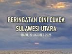 Daftar Wilayah Berpotensi Hujan Sedang hingga Lebat Malam Ini, Peringatan Dini BMKG 22 Oktober 2025
