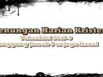 Renungan Harian Kristen Selasa 30 September 2025, Yehezkiel 33:7-9, Tanggung Jawab Penjaga Israel