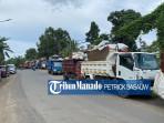 Warga Blokir Akses Masuk TPA Sumompo, Puluhan Truk Sampah Tertahan
