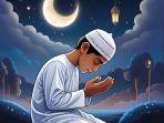 orang-Islam-berdoa-sebelum-tidur-foto-dibuat-Meta-Ai-WhatsApp-Selasa-8-juli-2025.jpg