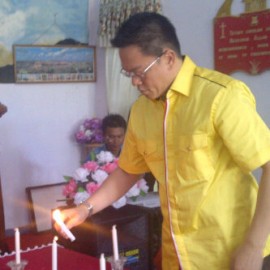 Natal Kader Golkar Tomohon Bersama Epe di Lapas