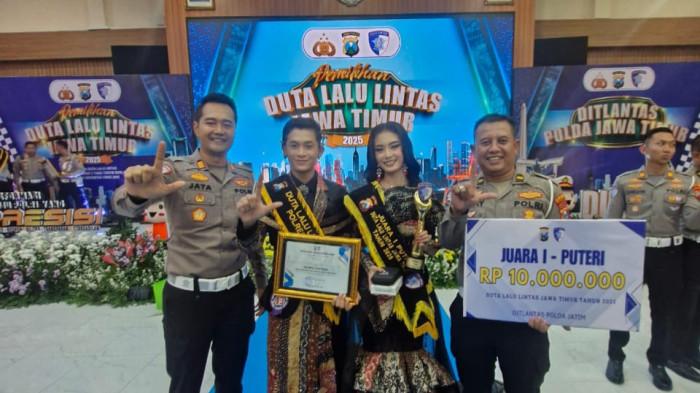 Duta Lalu Lintas Polres Kediri Raih Juara 1 Tingkat Polda Jatim 2025