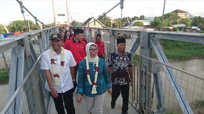 Desa Moyoketen Tulungagung Punya Jembatan Gantung Baru, Dinamai Jembatan Suronyoto