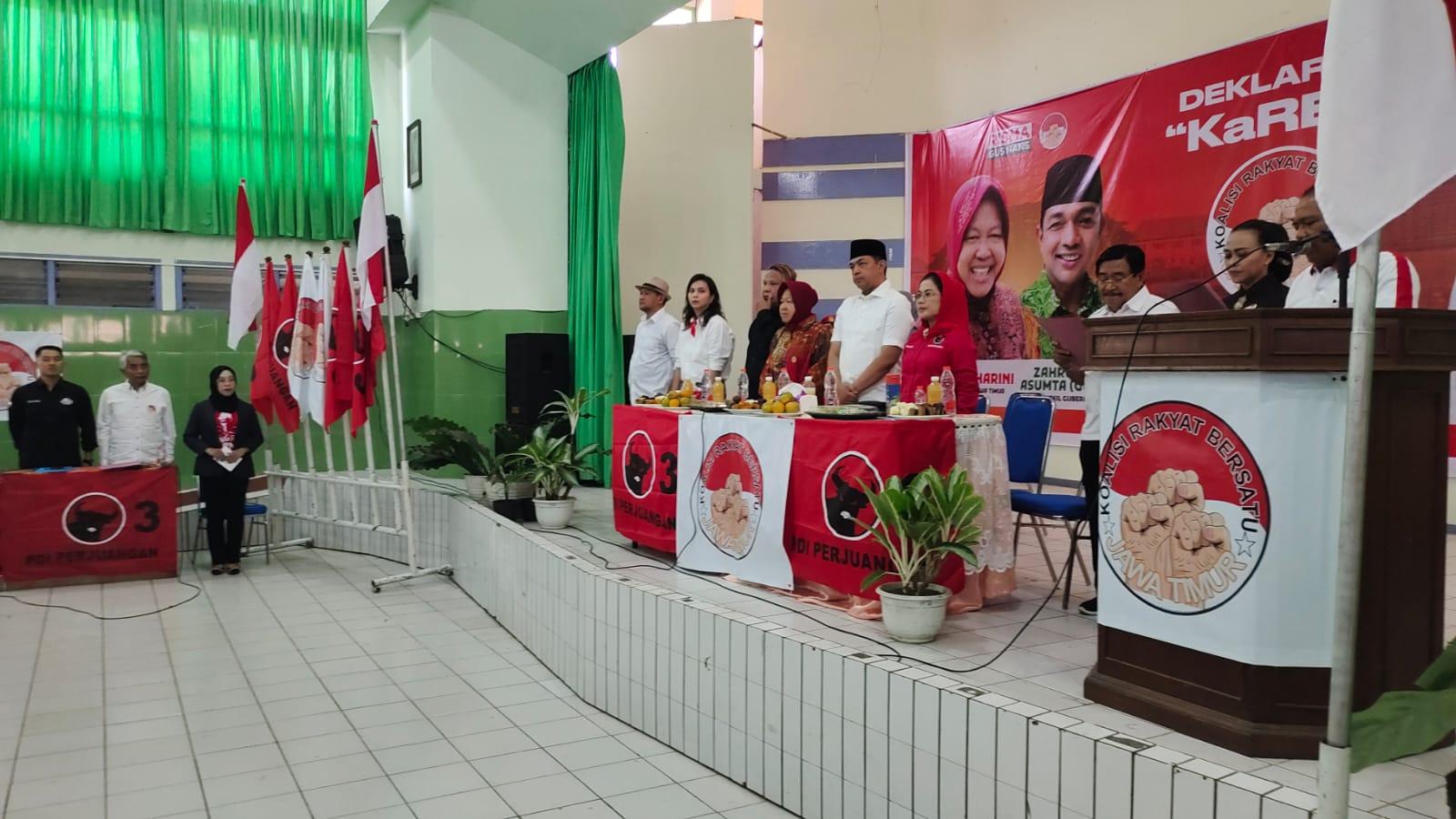 Pilgub Jatim 2024: Bu Risma Janjikan Program Sekolah Gratis Saat Hadiri Deklarasi Relawan KaREB